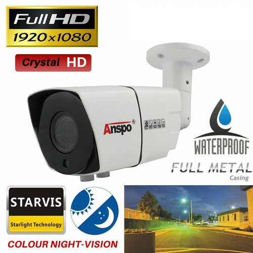 starlight VF camera , 2mp , full metal bullet cctv camera ASP-ZH6675-200S