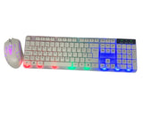 Builders Choice GK100-W-B Gaming Keyboard and Mouse Combo