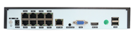 Anspo 8 Channel 8MP 4K POE NVR recorder