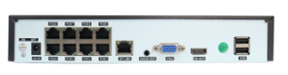 Anspo 8 Channel 8MP 4K POE NVR recorder
