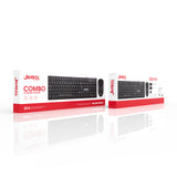 Jedel G13 Standard 104 USB Keyboard & Optical Mouse Set - Black