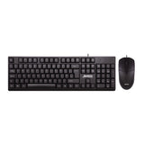 Jedel G13 Standard 104 USB Keyboard & Optical Mouse Set - Black