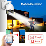 ANSPO PoE PTZ mortised 18x CCTV Camera Outdoor 8MP 4k with Audio