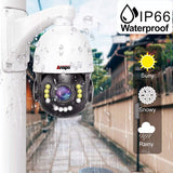 ANSPO PoE PTZ mortised 18x CCTV Camera Outdoor 8MP 4k with Audio