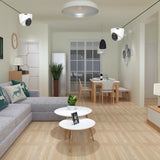 ANSPO PoE CCTV Camera Outdoor Security Turret 5MP 3k with Audio White