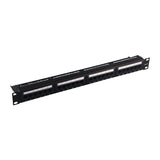 Cat6 Network RJ45 Patch Panel 24 Port 1U 19" (Dual Use)