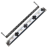 Cat6 Network RJ45 Patch Panel 24 Port 1U 19" (Dual Use)