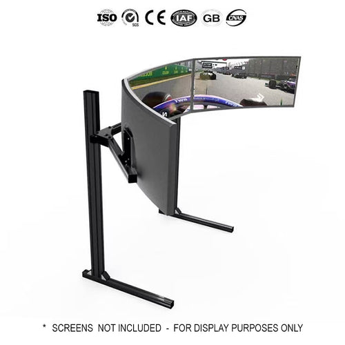 Triple Stand Alone Monitor Stand Ultimate Racing Motor E- Sports 17"-32"