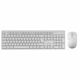 Builders Choice WS880-W-B Wireless Keyboard mouse in White combo