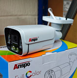 ANSPO PoE CCTV Camera Outdoor Bullet 5MP 3k with Audio White
