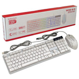 Builders Choice GK100-W-B Gaming Keyboard and Mouse Combo