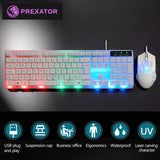 Builders Choice GK100-W-B Gaming Keyboard and Mouse Combo