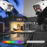 ANSPO PoE CCTV Camera Outdoor Bullet 5MP 3k with Audio White