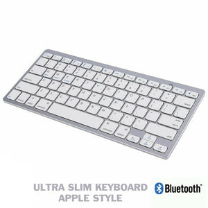 JEDEL WS4100 SLEEK SILVER PORTABLE BLUETOOTH KEYBOARD