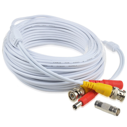 5M CCTV DC and BNC ready- solid copper Cable - 2 Core Power Cable Solid Copper