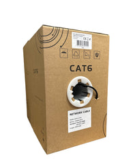 C and T Tech UTP Cat6 – CCA (PVC) - 305M -black