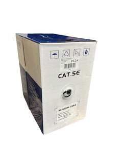 C and T Tech UTP Cat 5e – CCA (PVC) - 305M -Black