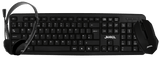 Jedel G-S11 3-in-1 Office Kit - USB Keyboard & Mouse Headset with Mic Retail Boxed