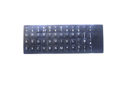 UK-English layout keyboard stickers with £ key.