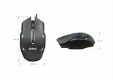 JEDEL WIRED MOUSE CP78 LED LIGHTING (BLACK)