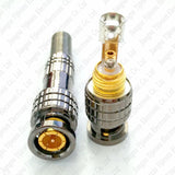 Spring RG59/RG6 Coaxial BNC Male Connector Jack Plug for CCTV Camera
