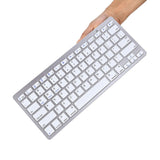 JEDEL WS4100 SLEEK SILVER PORTABLE BLUETOOTH KEYBOARD