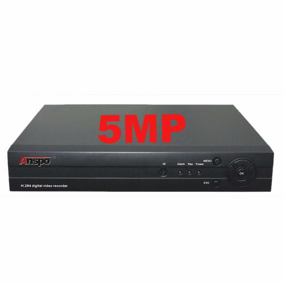 4ch 5 IN 1 XVR up to 5mb camera support