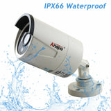 Bullet, full metal, water proof 2 mb bnc camera , ZH803-200HOSD (White)