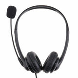 Noise cancelling Light-Weight USB Office Headset Headphones With MIC For PC and Mac SH-712
