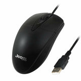 Jedel CP72 Wired Optical Mouse (Black) 1600dpi