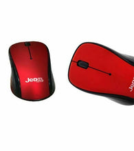 JEDEL W920 Wireless 3 Button Mouse with Scroll Wheel 1600dpi 2.4GHz (Red)