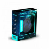 JEDEL M20 Optical Mouse, 2000Dpi, USB 3-Button Scroll-Wheel, Black, Blue LED