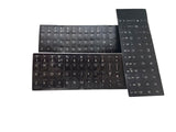 UK-English layout keyboard stickers with £ key.