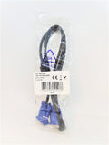 VGA-1.5M 1.5M VGA Cable - SVGA (Male) to sVGA (Male), Black / Blue