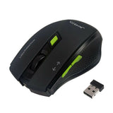 Wireless Optical Gaming Mouse - 2.4Ghz 1600dpi- Black (Retail Box) W400